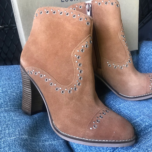 Lucky Brand Marionn Booties. Cashew color NWB size 8.5 - Picture 6 of 6